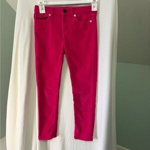 Crewcuts Bold Pink Corduroy Jeans size Girls 8